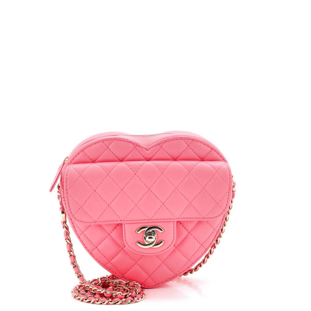 Chanel Cc In Love Heart Bag Quilted #263630C48B